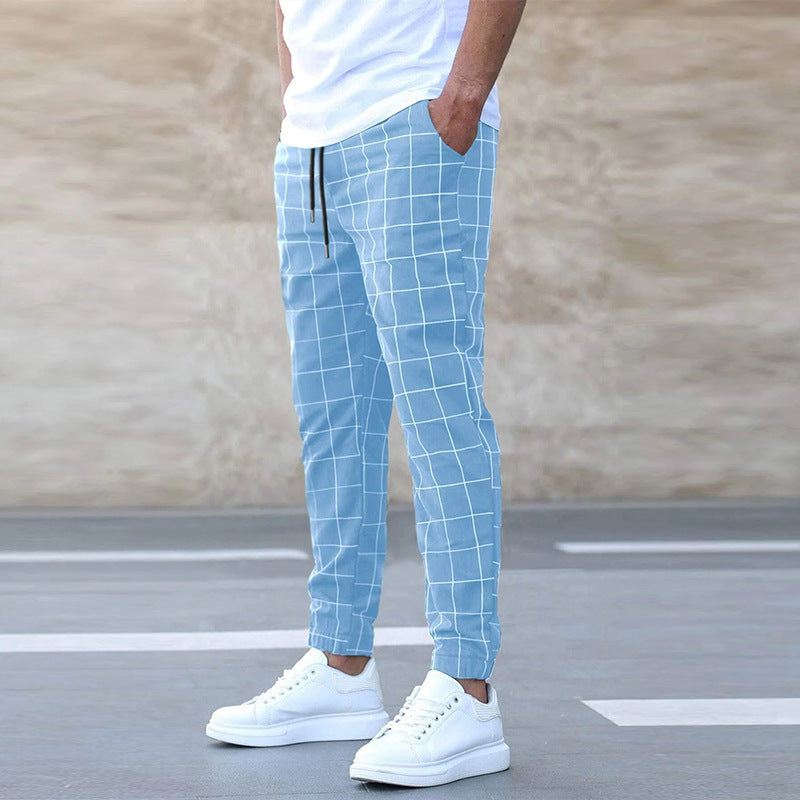 PANTALONES DE CHANDAL DE HOMBRE A CUADROS