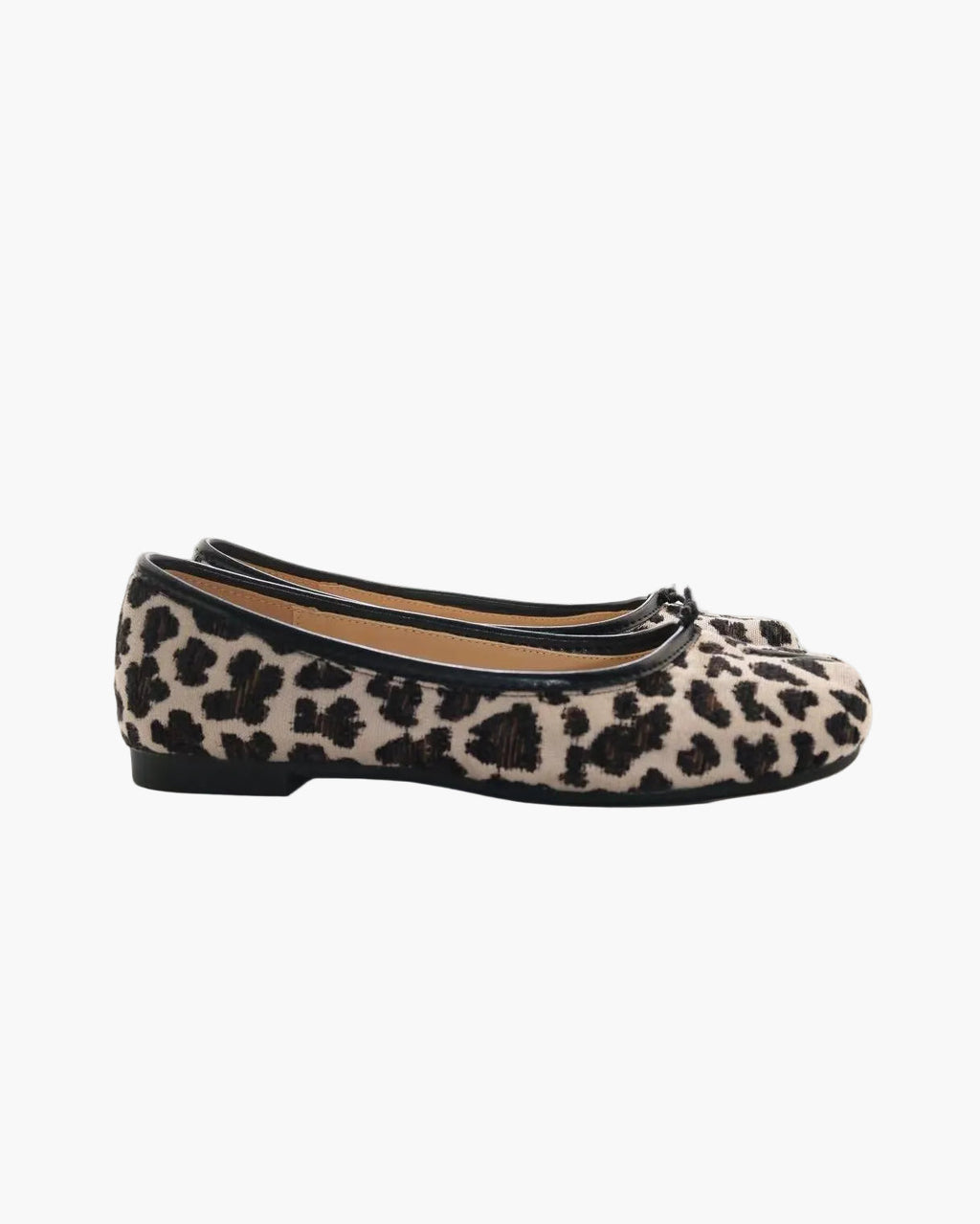BAILARINAS PEZUÑA CON ESTAMPADO DE LEOPARDO