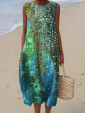 ZARA VESTIDO DE VERANO LIGERO SIN MANGAS