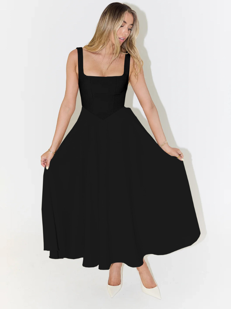 MELIS VESTIDO SENCILLO, FEMENINO Y FLUIDO