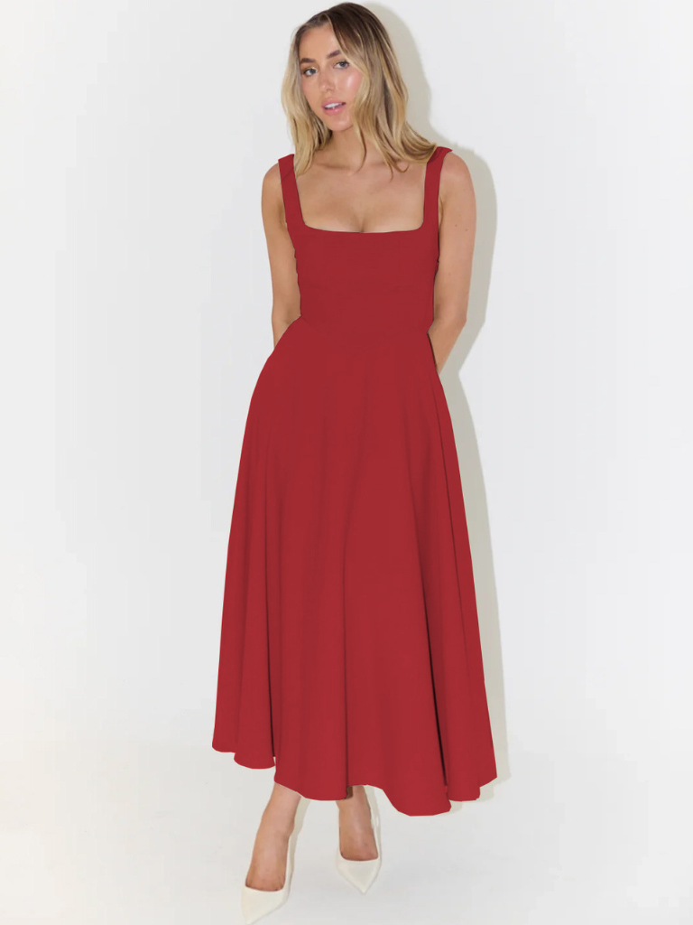 MELIS VESTIDO SENCILLO, FEMENINO Y FLUIDO