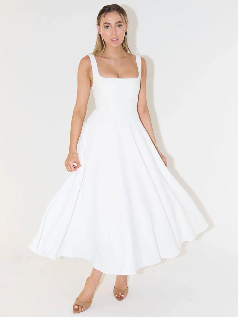 MELIS VESTIDO SENCILLO, FEMENINO Y FLUIDO