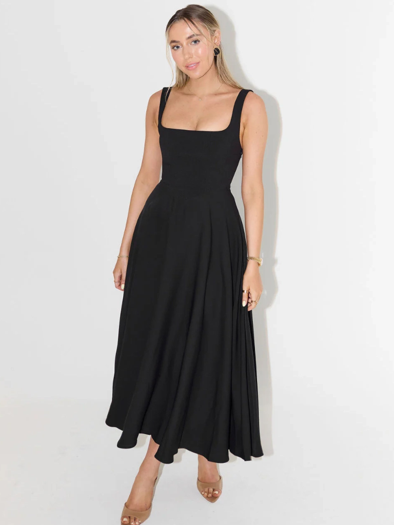 MELIS VESTIDO SENCILLO, FEMENINO Y FLUIDO