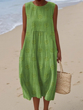 SARA VESTIDO DE VERANO LIGERO SIN MANGAS