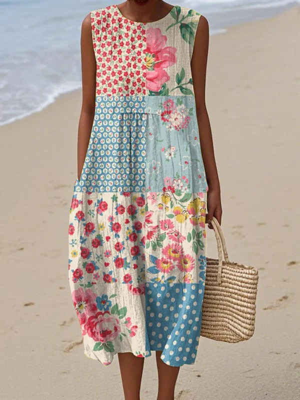 ANNA VESTIDO DE VERANO LIGERO SIN MANGAS