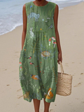 ESPERANZA VESTIDO DE VERANO LARGO Y LIGERO