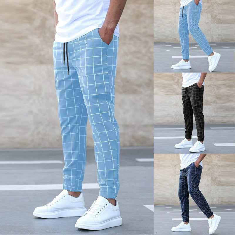 PANTALONES DE CHANDAL DE HOMBRE A CUADROS