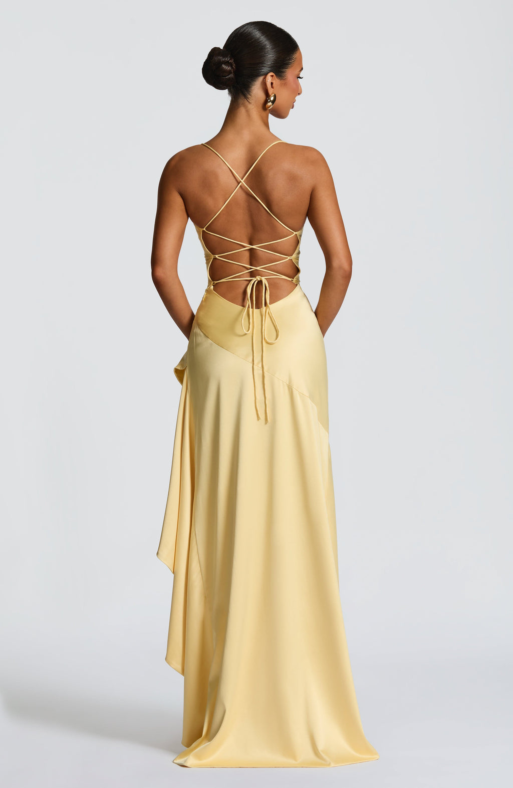 Samira Maxi Vestido - Limón